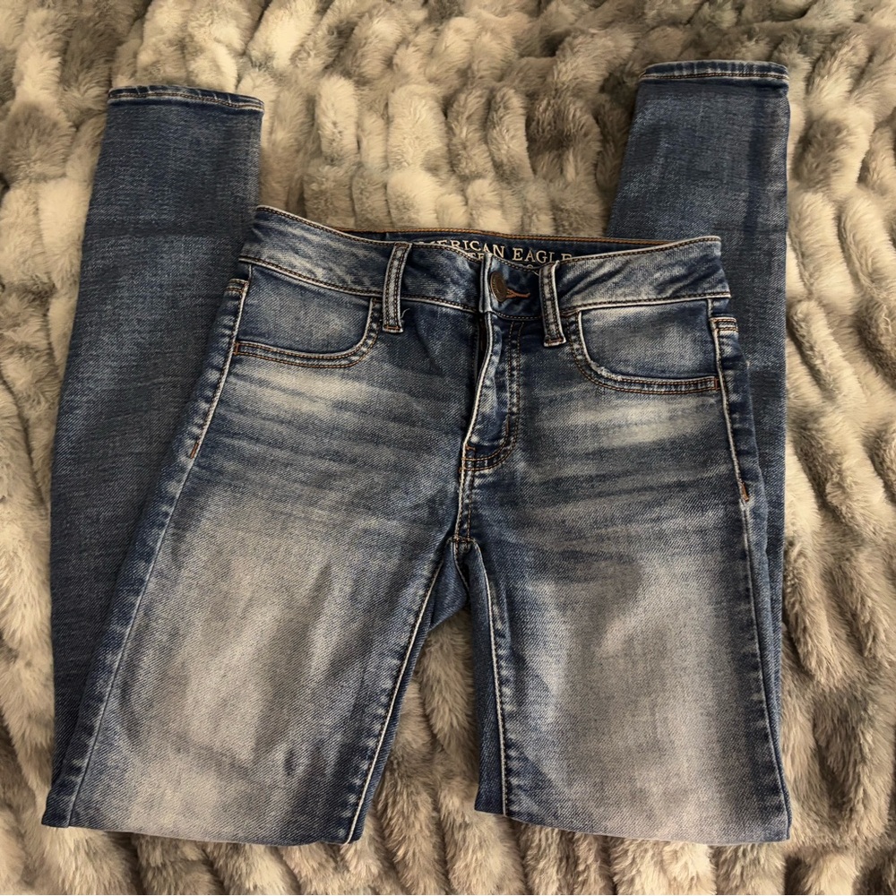 American Eagle Jeans with Vintage Fading